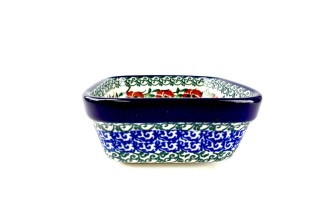 428 Bunzlau vierkant schaaltje 9,5 x 9,5 cm 2537X 428 Kleine vierkante schaaltjes 9,5 x 9,5 cm